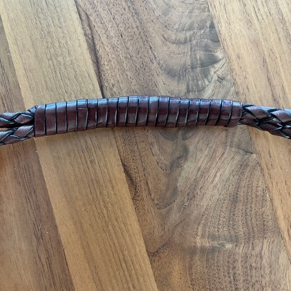 SONDRA ROBERTS Shoulder Bag Textured Snakeskin Animal Print Braided Handle - Picture 11 of 15